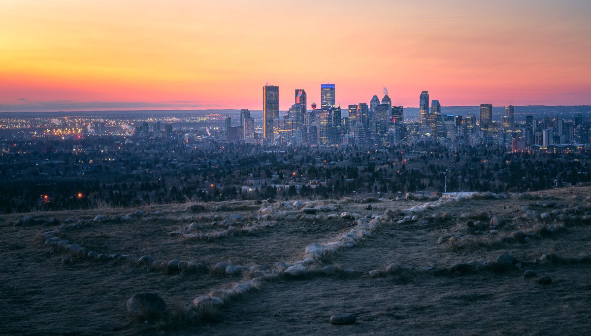 Calgary, Summer Solstice, Summer Equinox, June 21, Medicine Wheel, Nose Hill Park, Indigenous