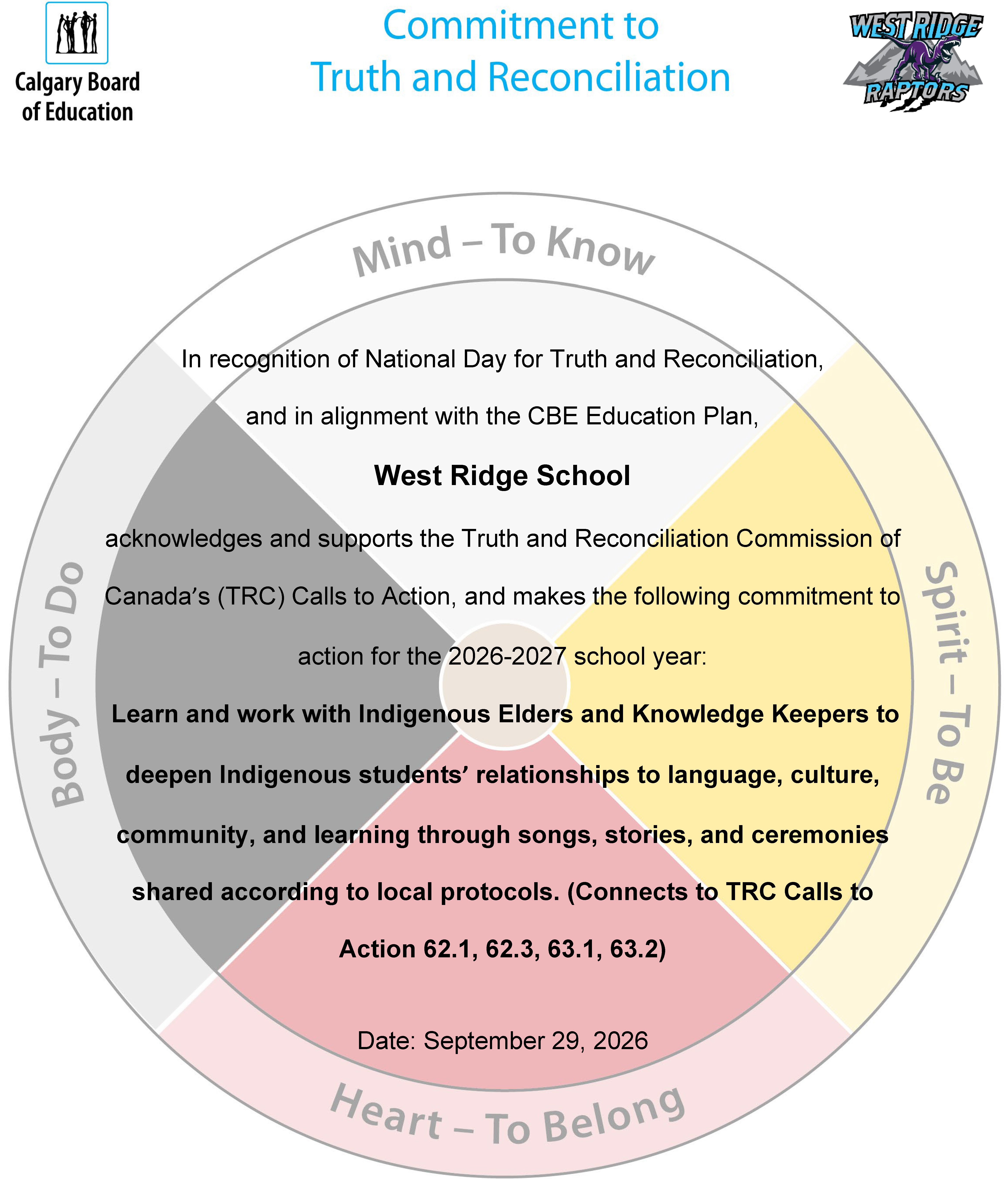 WRS Truth and Reconciliation Commitment 2026 27