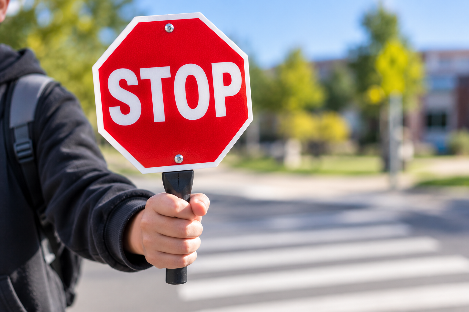 School Crossing Stop Paddle